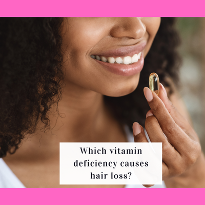 Which vitamin deficiency causes hair loss?