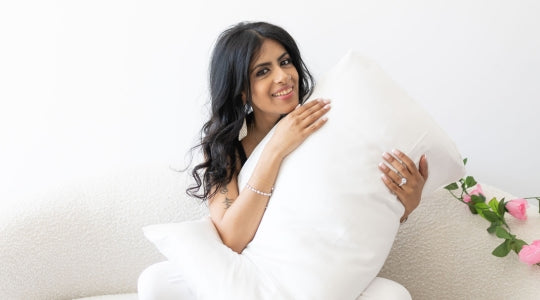 Silk pillow by I'm Hair For You Always